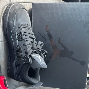 Nike Black Sneakers Air Jordan Style